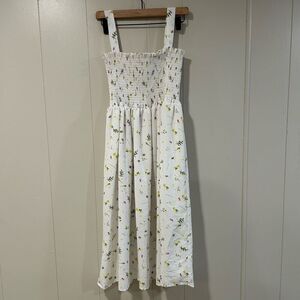 Pink Ripple floral Dress size small long